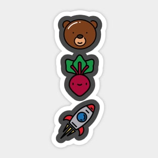 Bears, Beets, Battlestar Galactica Sticker